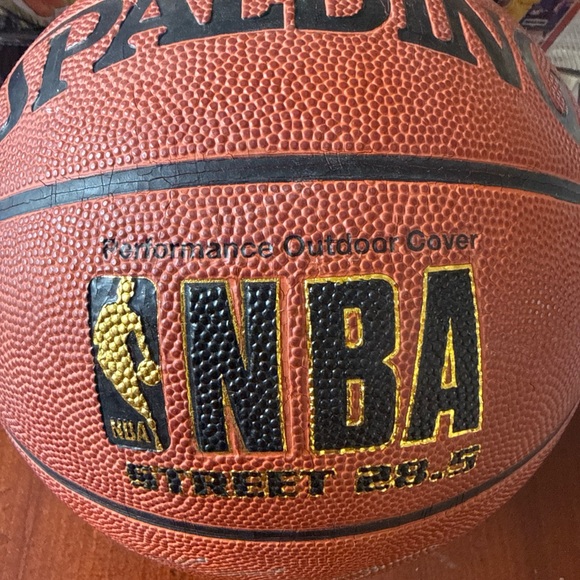 Spalding NBA Street Basketball - Orange with White Signature - Picture 4 of 5